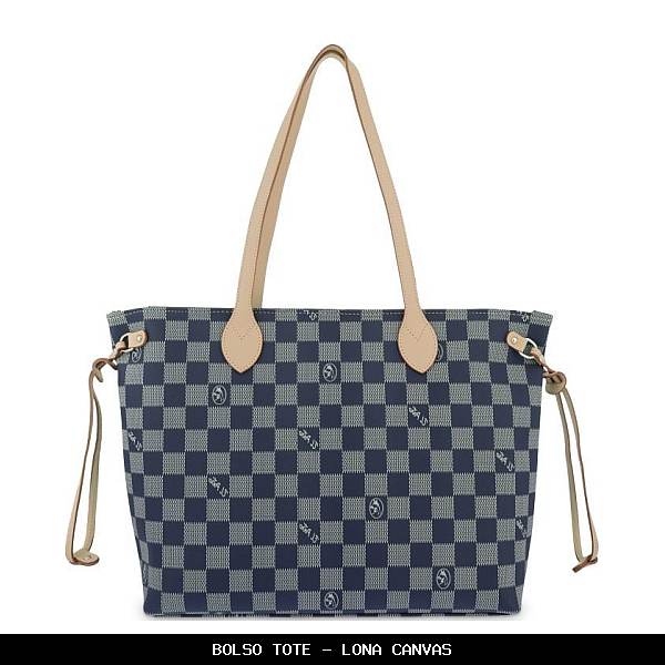 Bolso tote en Lona Canvas color Crema - El Potro