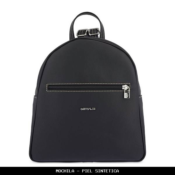 Mochila en Simil Piel color Negro - El Potro