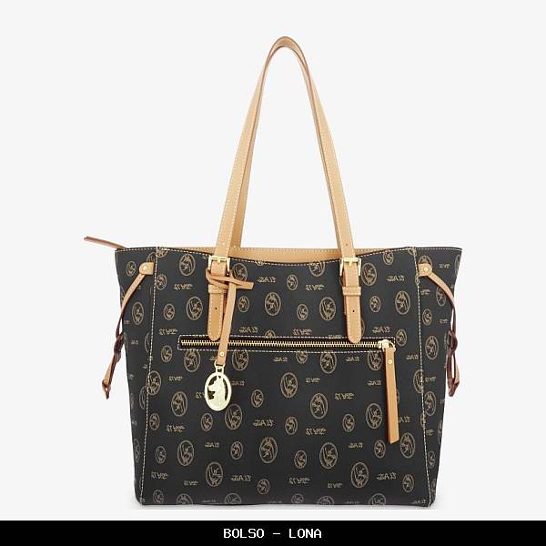 Bolso en Lona color Negro - El Potro