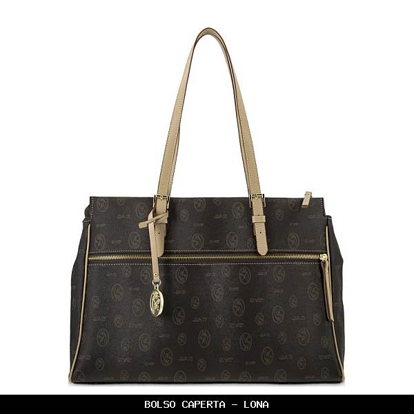 Bolso caperta en Lona color Marrón - El Potro