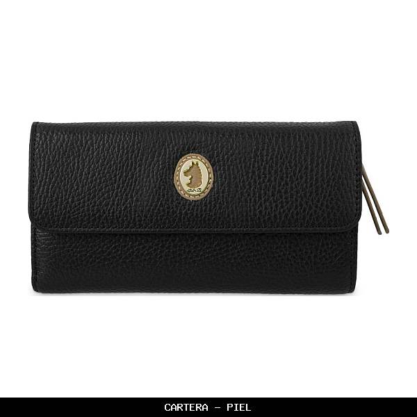 Cartera en Piel color Negro - El Potro