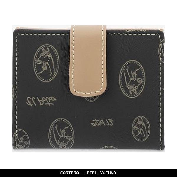 Cartera en Piel color Negro - El Potro