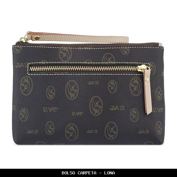 Bolso carpeta en Lona color Marrón - El Potro