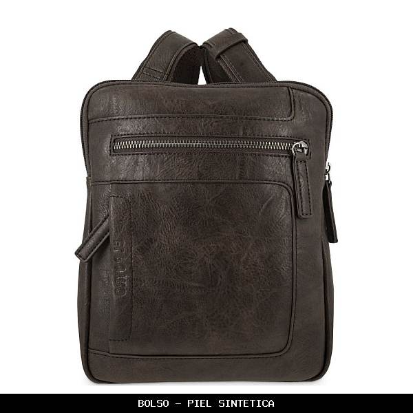 Bolso en Simil Piel color Marrón - El Potro