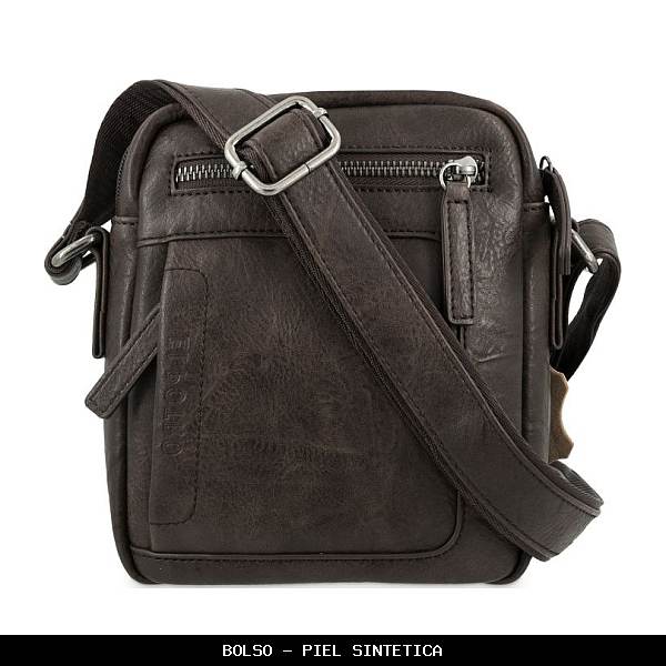 Bolso en Simil Piel color Marrón - El Potro