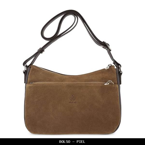 Bolso en Piel color Castaño - El Potro
