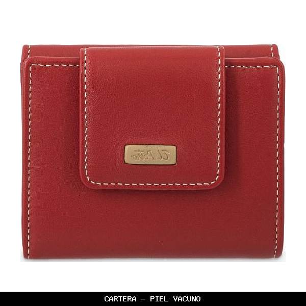 Cartera en Piel color Rojo - El Potro
