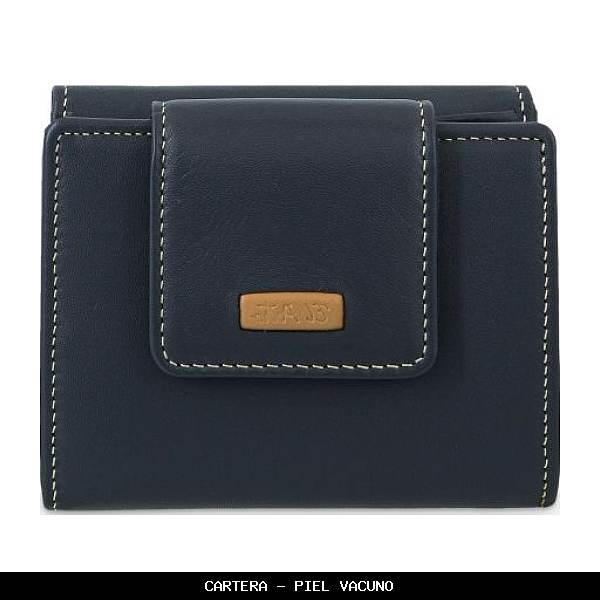 Cartera en Piel color Azul - El Potro