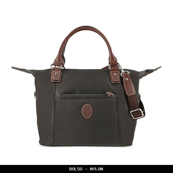 Bolso en Nylon color Marrón - El Potro