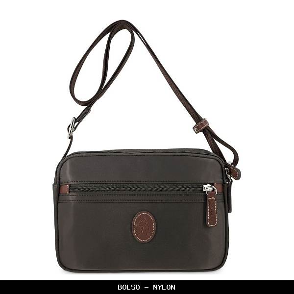 Bolso en Nylon color Marrón - El Potro