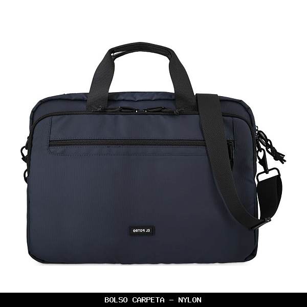 Bolso carpeta en Nylon color Azul - El Potro