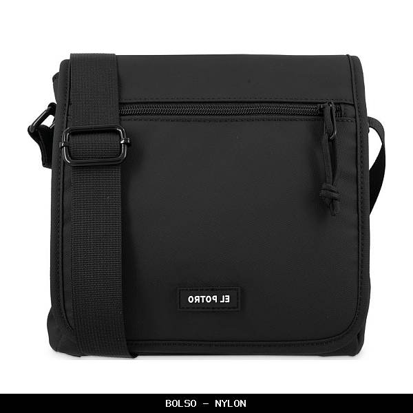 Bolso en Nylon color Negro - El Potro