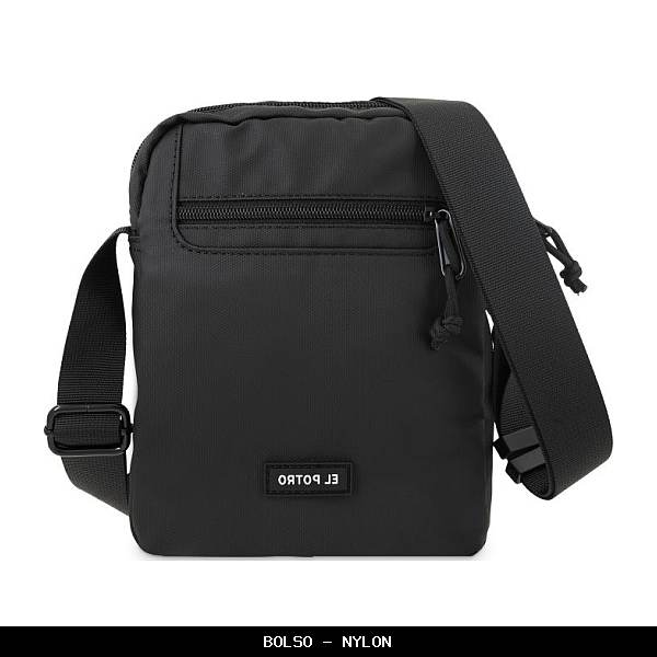 Bolso en Nylon color Negro - El Potro