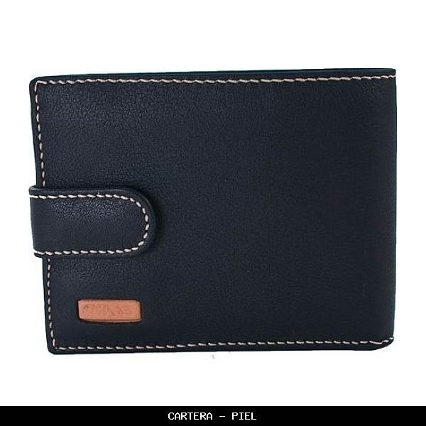 Cartera en Piel color Negro - El Potro