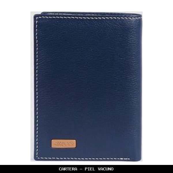 Cartera en Piel color Azul - El Potro