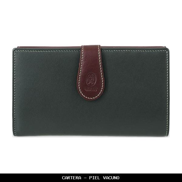 Cartera en Piel color Verde - El Potro
