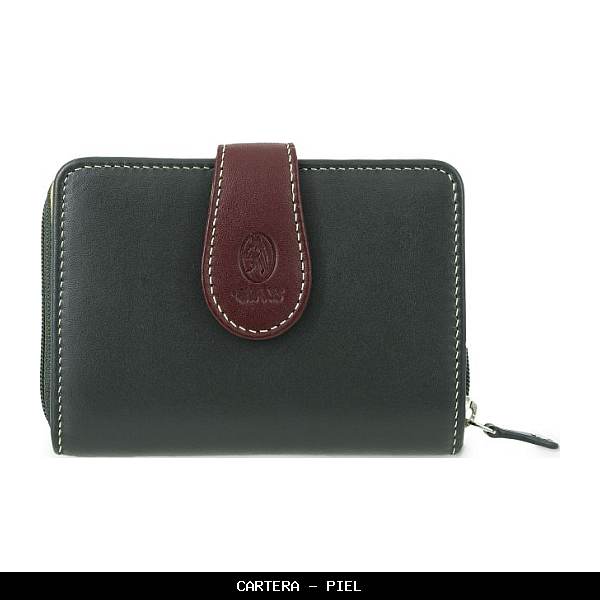 Cartera en Piel color Verde - El Potro