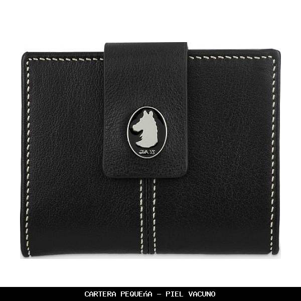 Cartera pequeña en Piel color Crema - El Potro