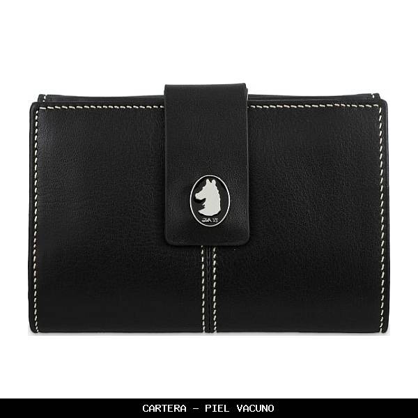Cartera en Piel color Negro - El Potro