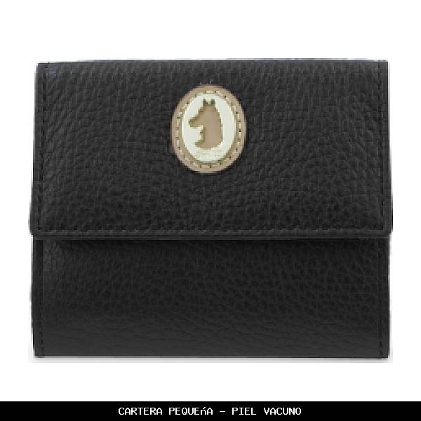 Cartera pequeña en Piel color Negro - El Potro