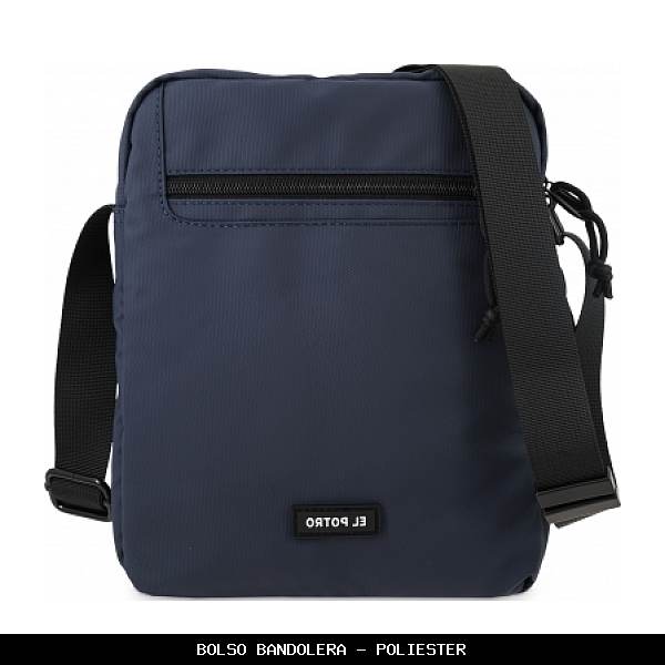 Bolso bandolera en Poliéster color Azul - El Potro