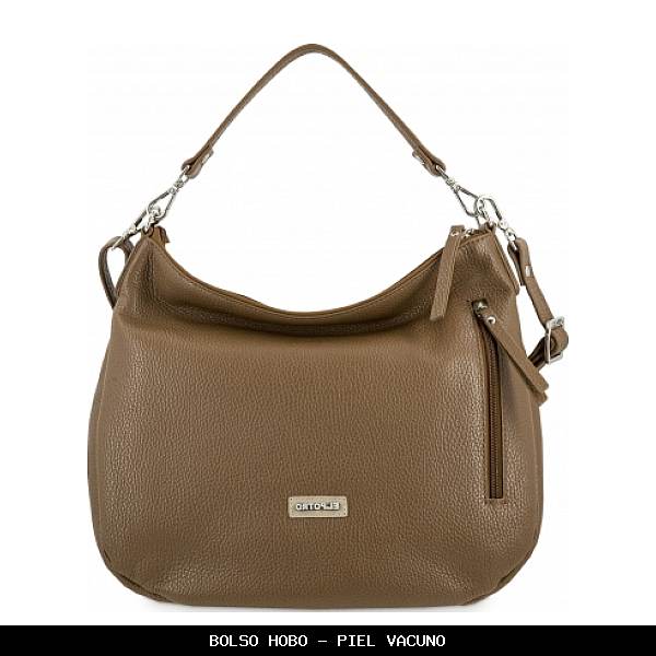 Bolso hobo en Piel color Color Cuero - El Potro