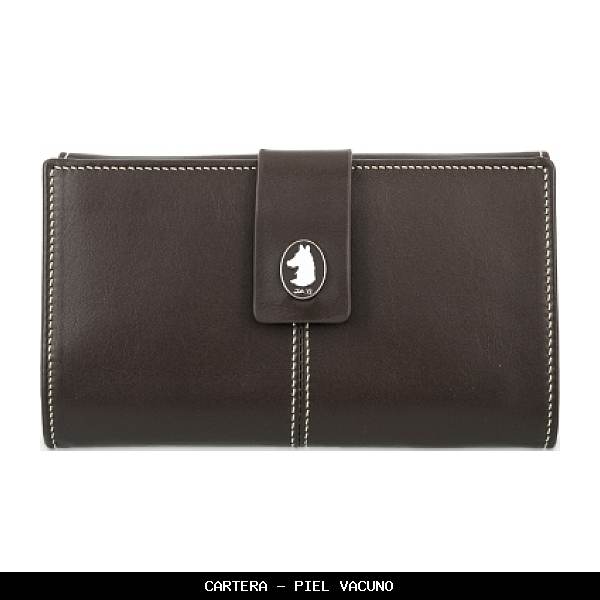 Cartera en Piel color Marrón - El Potro