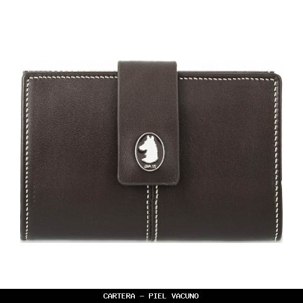 Cartera en Piel color Marrón - El Potro