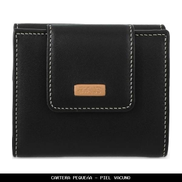 Cartera pequeña en Piel color Negro - El Potro