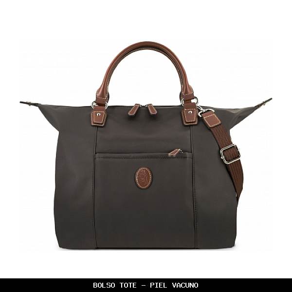 Bolso tote en Piel color Marrón - El Potro