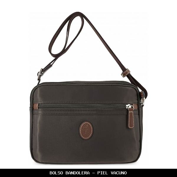 Bolso bandolera en Piel color Marrón - El Potro