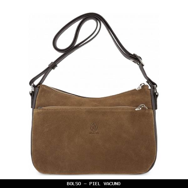 Bolso en Piel color Castaño - El Potro