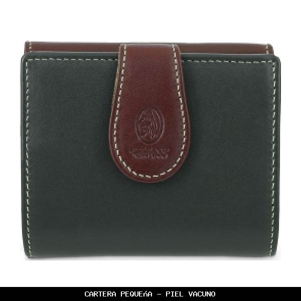 Cartera pequeña en Piel color Verde - El Potro