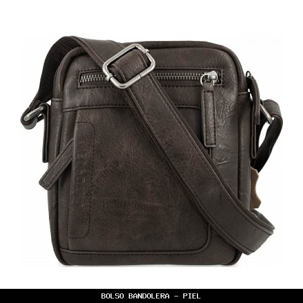Bolso bandolera en Piel color Marrón - El Potro
