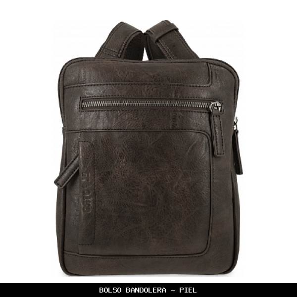 Bolso bandolera en Piel color Marrón - El Potro
