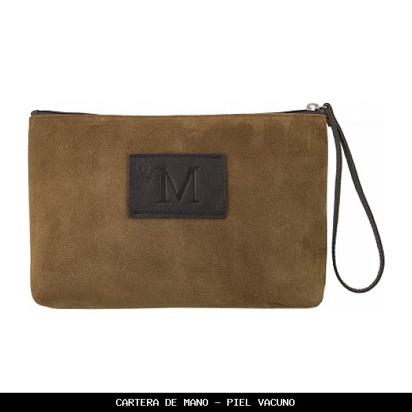 Cartera de mano en Piel color Castaño - El Potro