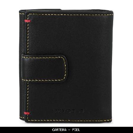 Cartera en piel color negro - el potro