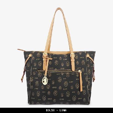 Bolso en Lona color Negro - El Potro