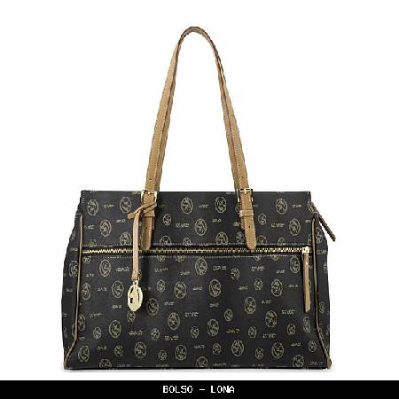 Bolso en lona color negro - el potro