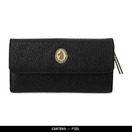 Cartera en Piel color Negro - El Potro