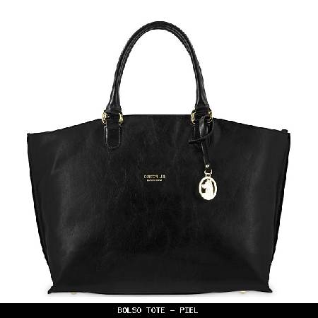 Bolso tote en Piel color Negro - El Potro