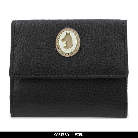 Cartera en Piel color Negro - El Potro