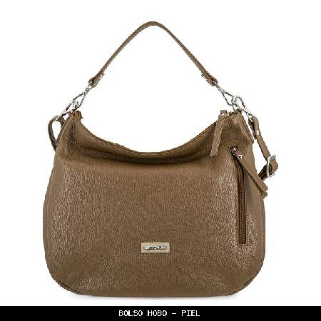 Bolso hobo en Piel color Color Cuero - El Potro