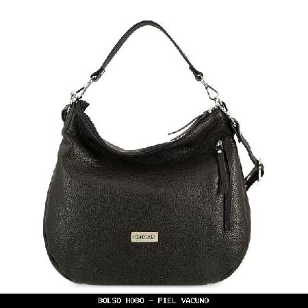 Bolso hobo en Piel color Marrón - El Potro