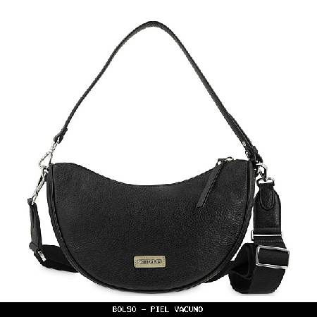 Bolso en piel color negro - el potro