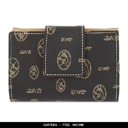 Cartera en piel color negro - el potro