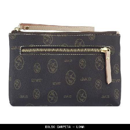 Bolso carpeta en Lona color Marrón - El Potro