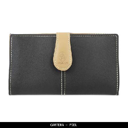 Cartera en piel color negro - el potro