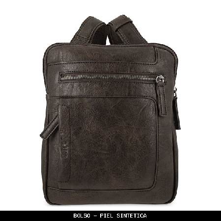 Bolso en Simil Piel color Marrón - El Potro