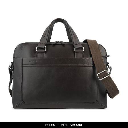 Bolso en piel color marrón - el potro